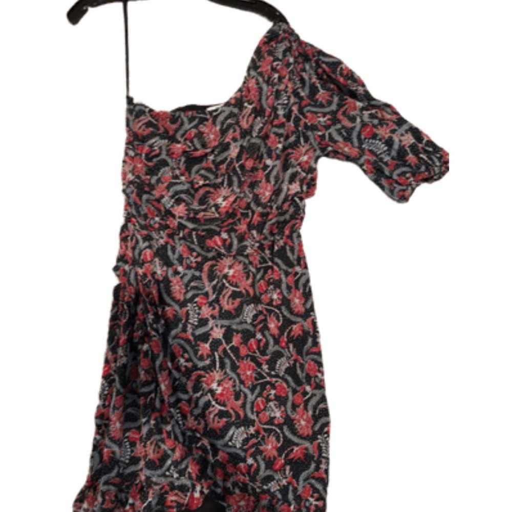 Isabel Marant Etoile Floral One-Shoulder Dress